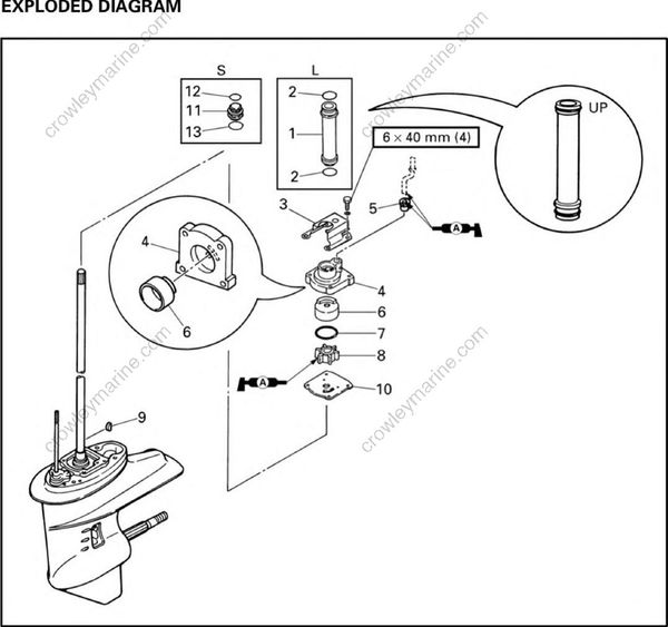 Lower Unit [Water Pump] [2006] Crowley Marine