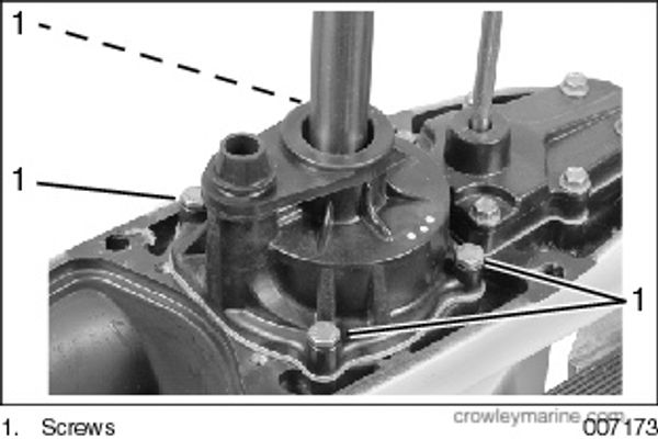 Water Pump Kit P N 5007556 Installation Instructions Crowley Marine