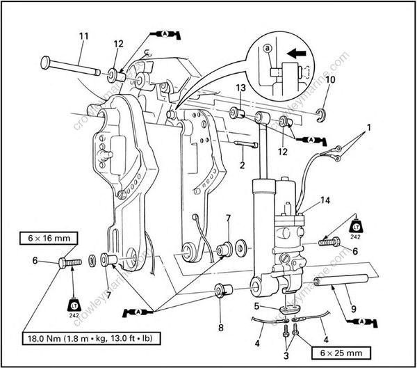 Bracket Unit [Power Trim And Tilt (Ptt) Unit] [2006] | Crowley Marine