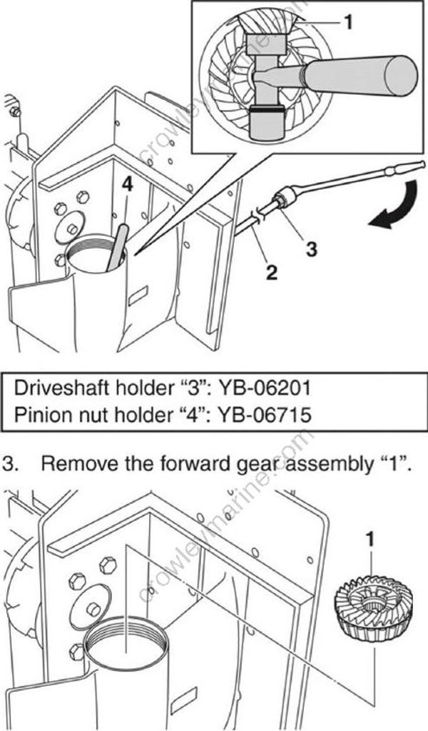 Lower Unit [Drive Shaft And Lower Case (Regular Rotation