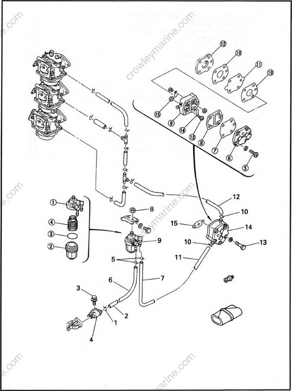 Fuel System [Fuel Joint, Fuel Filter And Fuel Pump] [2000] Crowley Marine