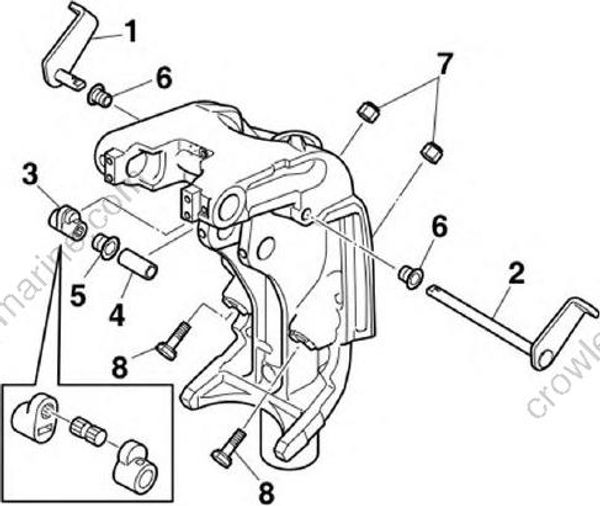 Bracket Unit [Clamp Bracket And Swivel Bracket (XTransom Model)] [2017