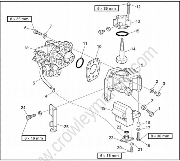 Fuel System [Mechanical Fuel Pump] [2002] Crowley Marine
