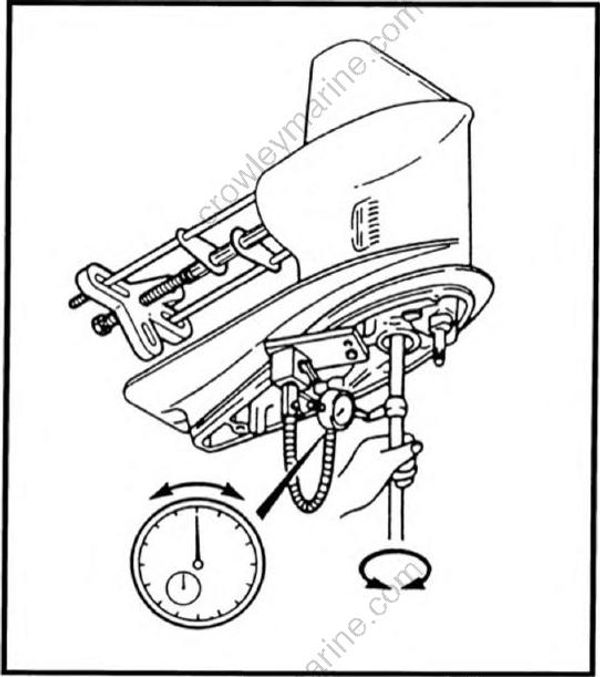 Lower Unit [Backlash Measurement] [2000] | Crowley Marine