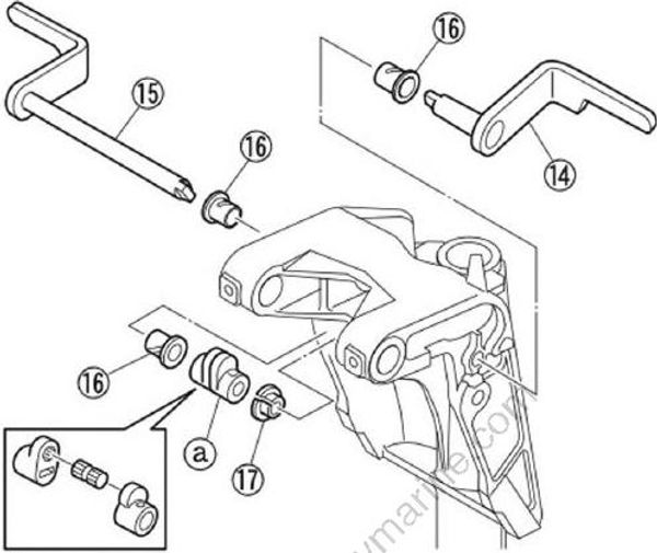 Bracket Unit [Clamp Bracket And Swivel Bracket] [2017] Crowley Marine