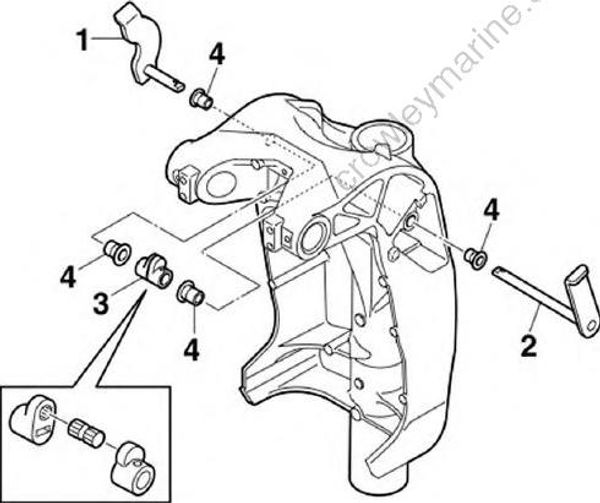 Bracket Unit [Clamp Brakcet And Swivel Bracket] [2017] Crowley Marine