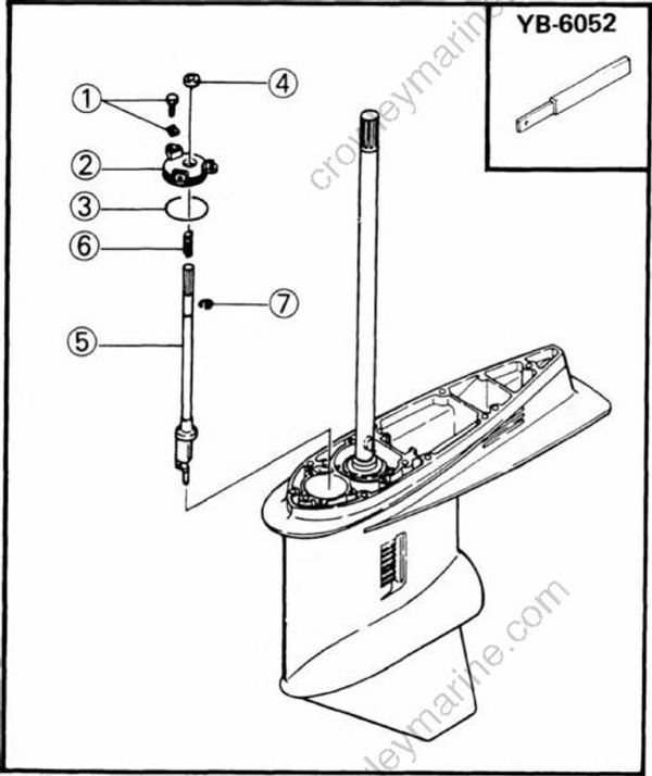 Lower Unit Overhaul [Gear Case Disassembly] [1987] | Crowley Marine