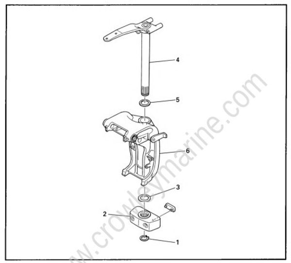 Bracket Unit [Steering Bracket Removal] [1996] | Crowley Marine