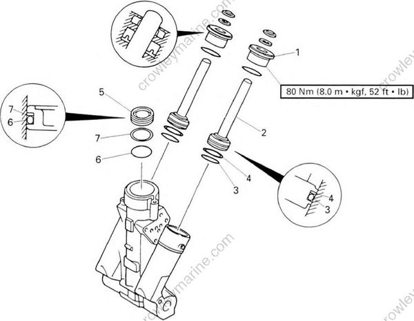 Bracket Unit [Trim Ram Assemblies And Free Piston] [2002] | Crowley Marine