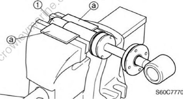 Bracket Unit [Tilt Cylinder And Trim Cylinder 2] [2015] | Crowley Marine