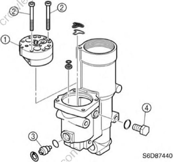 Bracket Unit [Tilt Cylinder And Trim Cylinder 2] [2015
