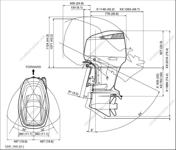 Setup Manual DF250AP, DF300AP Outboard Motor Installation Crowley Marine