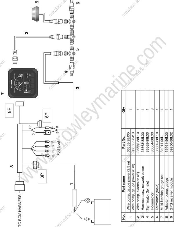 Setup Manual DF350A Multi Function Gauge System Connection | Crowley Marine