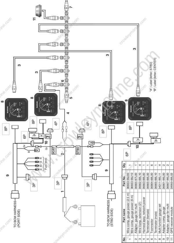Setup Manual DF350A Multi Function Gauge System Connection Crowley Marine