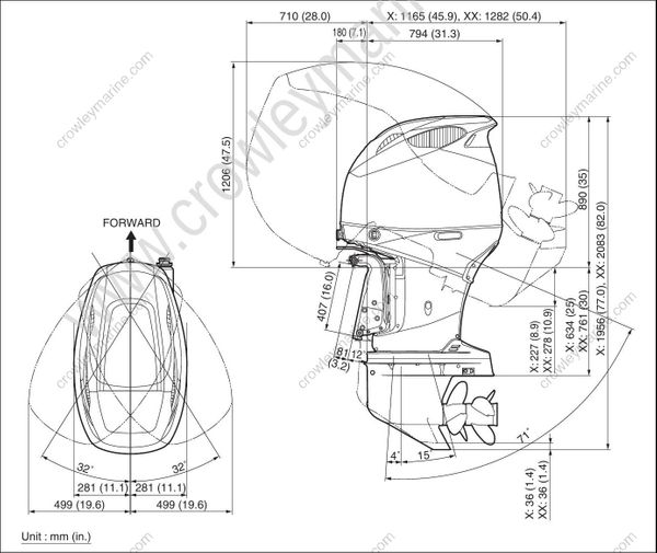 Setup Manual DF350A Outboard Motor Installation Crowley Marine