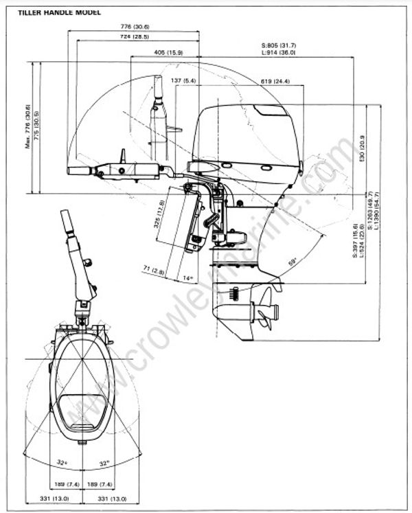 Setup Manual DF40, DF50 Outboard Motor Installation Crowley Marine