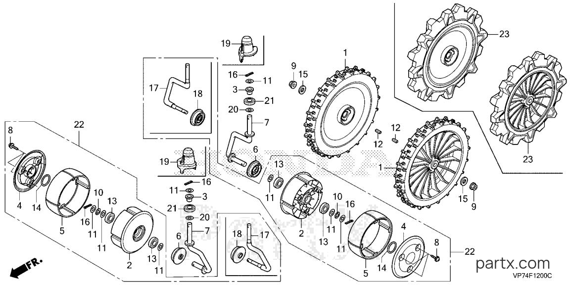 Honda HRM520K2 EAA - WHEEL