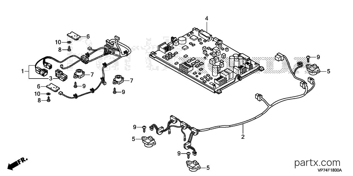 Honda HRM520K2 EAA - WIRE HARNESS