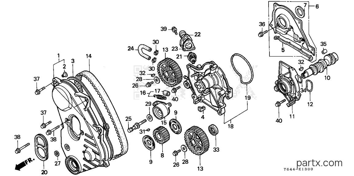 Honda H6522 A4 - TIMING BELT