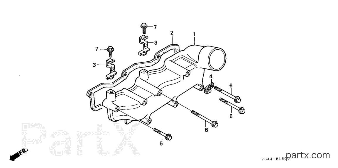 Honda H6522 A2H - INTAKE MANIFOLD