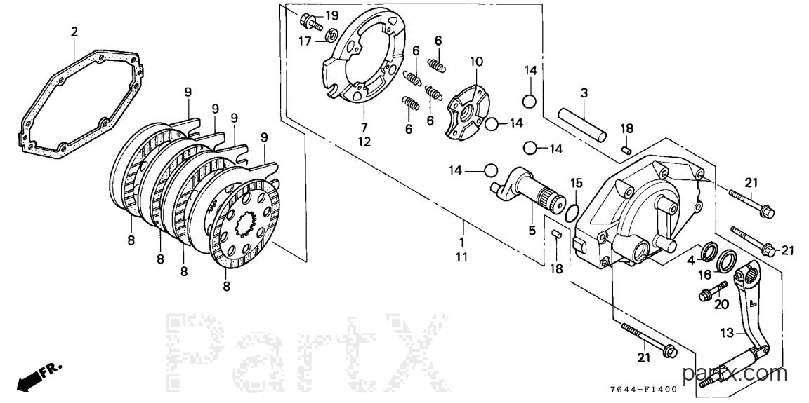 Honda H6522 A4 - BRAKE