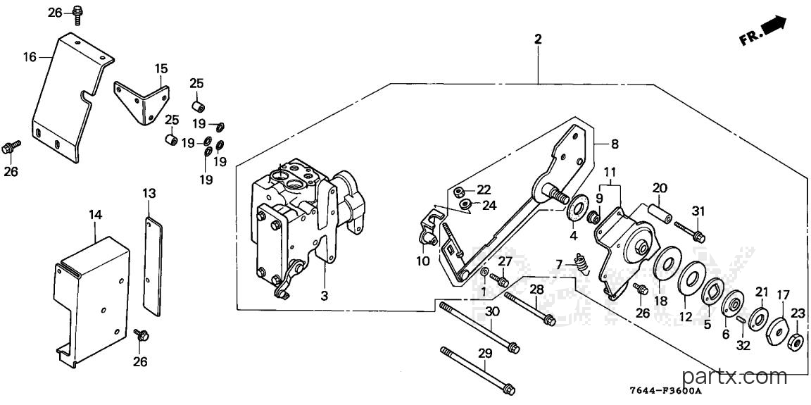Honda H6522 A4 - POSITION CONTROL VALVE