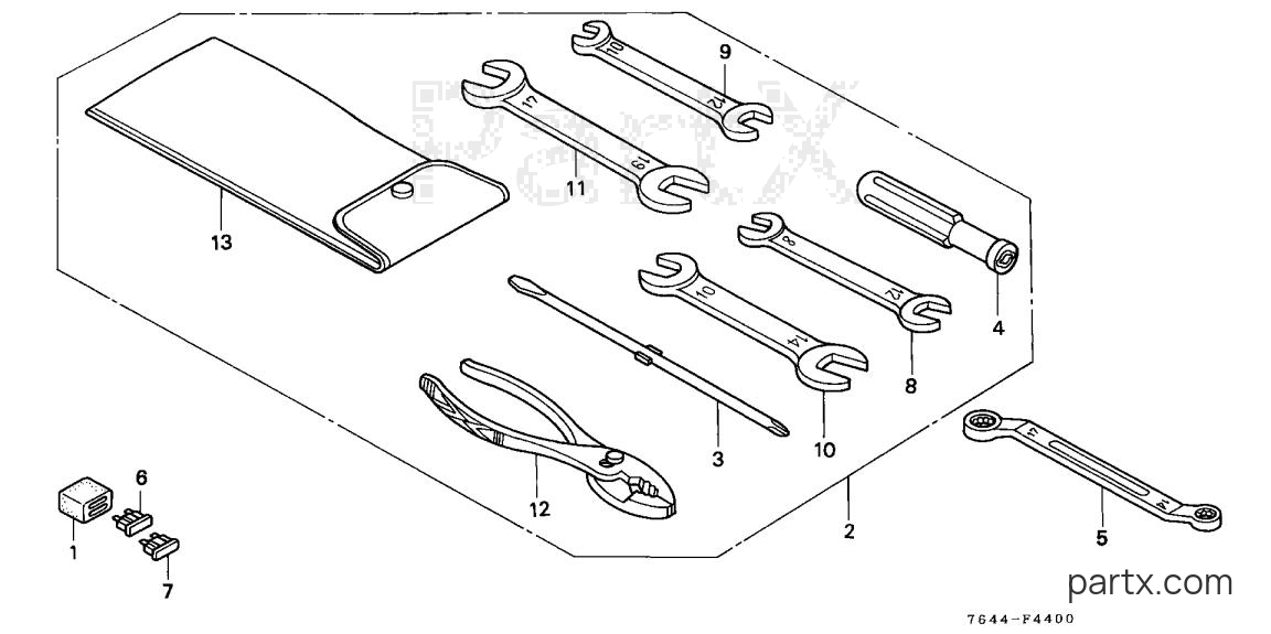 Honda H6522 A4 - TOOLS