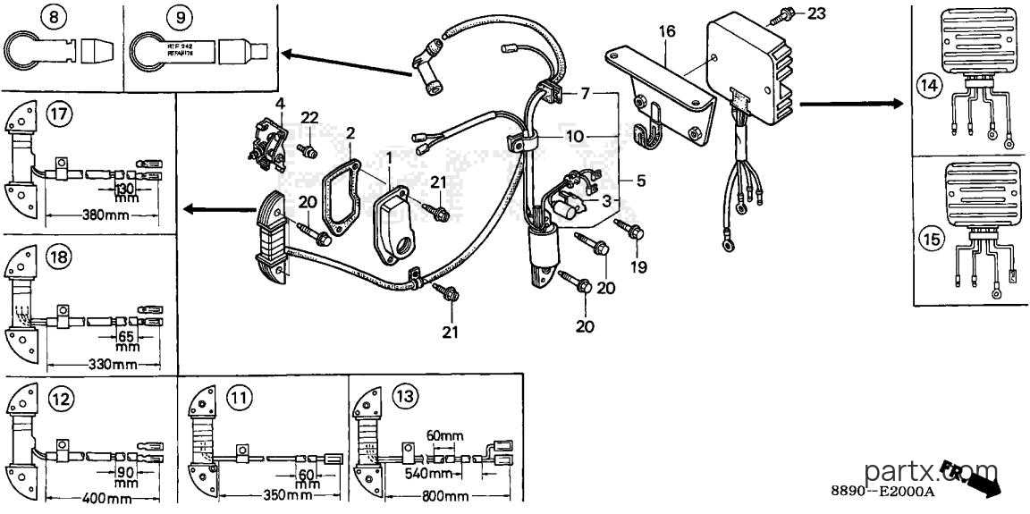 Honda G300 QZDX - IGNITION COIL