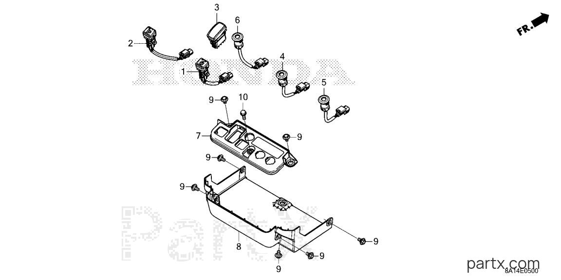 Honda GXE2.0S Q1 - COVER - SWITCH PANEL