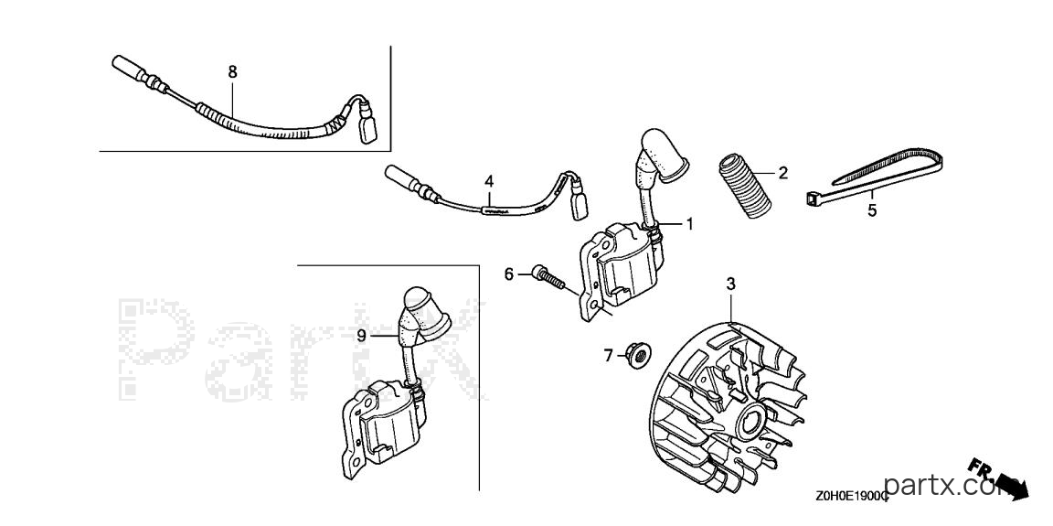 Honda GX25 SAM2 - FLYWHEEL