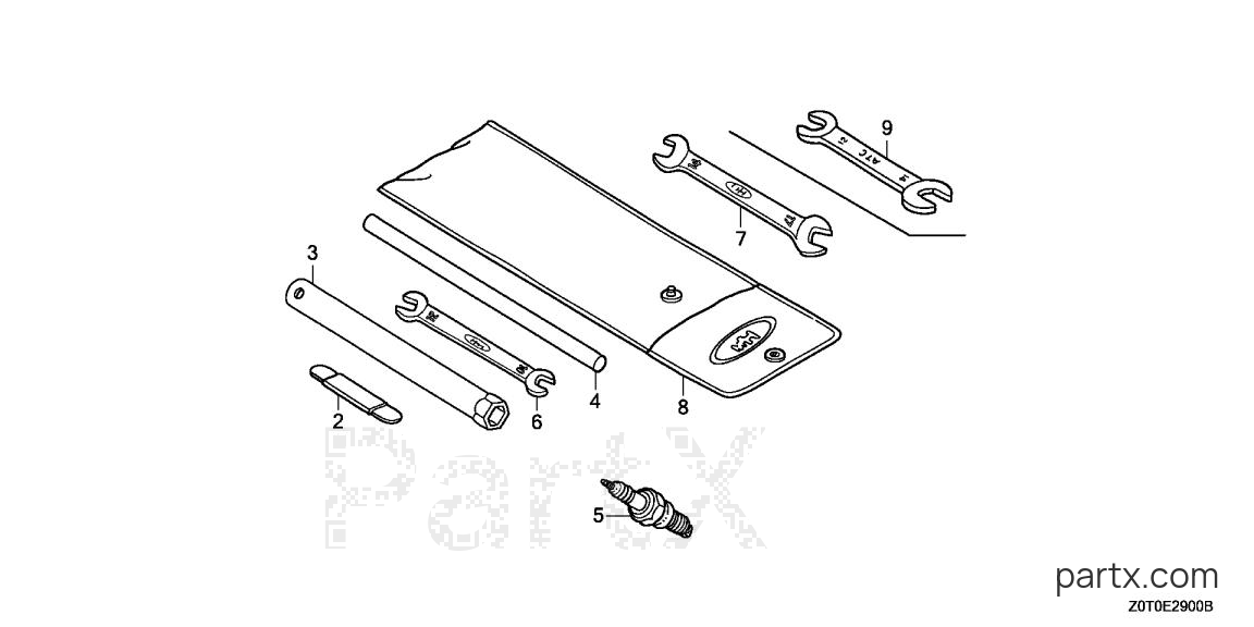 Honda GX160T1 QWA4 - TOOL