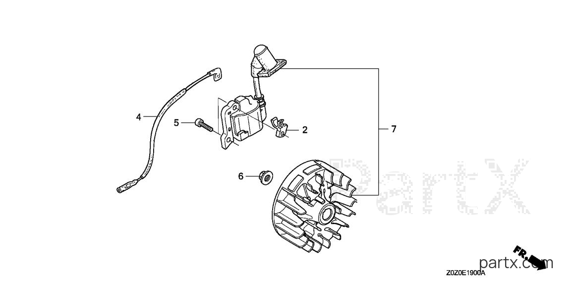 Honda GX35 SA2 - FLYWHEEL