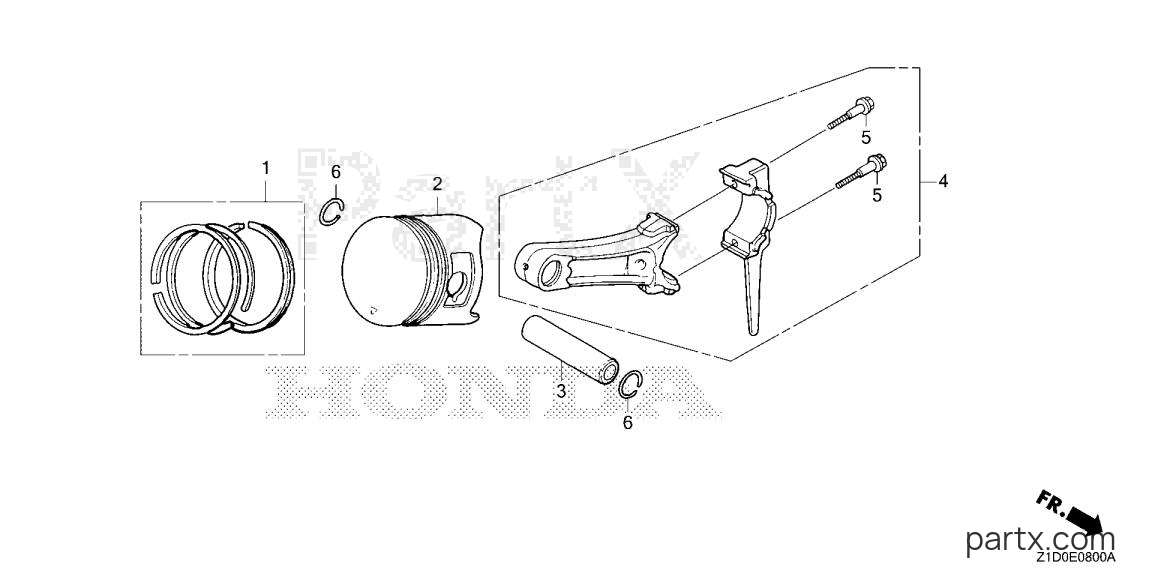 Honda GX270T2 QPW - PISTON