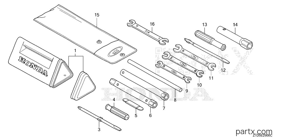 Honda GX270T QAG2 - TOOL