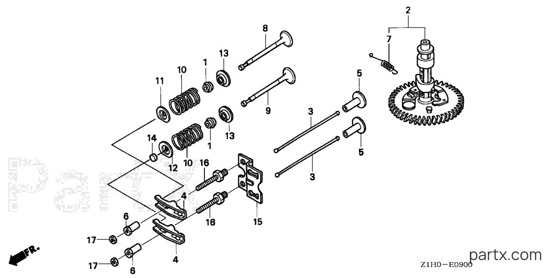 Honda GXV340A2 DE33 - CAMSHAFT