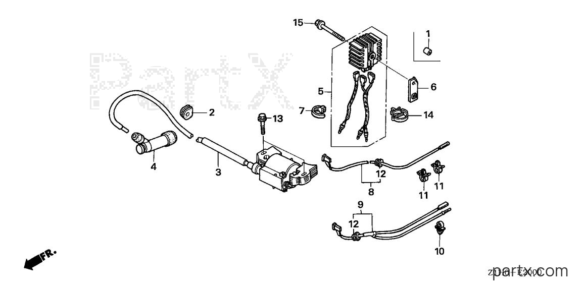 Honda GXV340A2 DA2 - IGNITION COIL