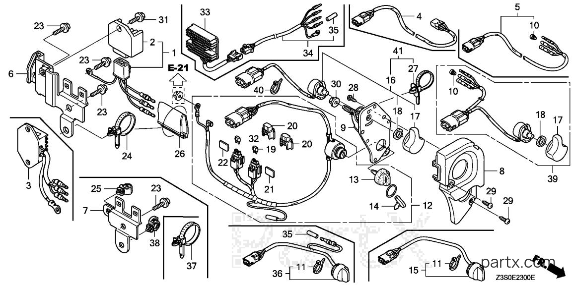 Honda GX440IU VHMF - CONTROL PANEL