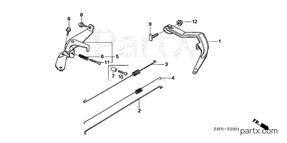 Honda GX120U1 VXU - CONTROL (2)