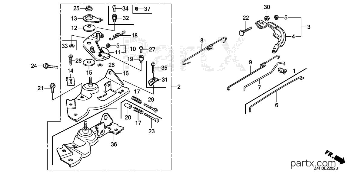 Honda GX120UT1 KRSB - CONTROL (3)