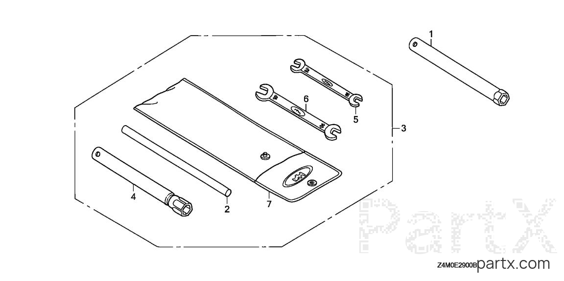 Honda GX160UT1 WKT6 - TOOL