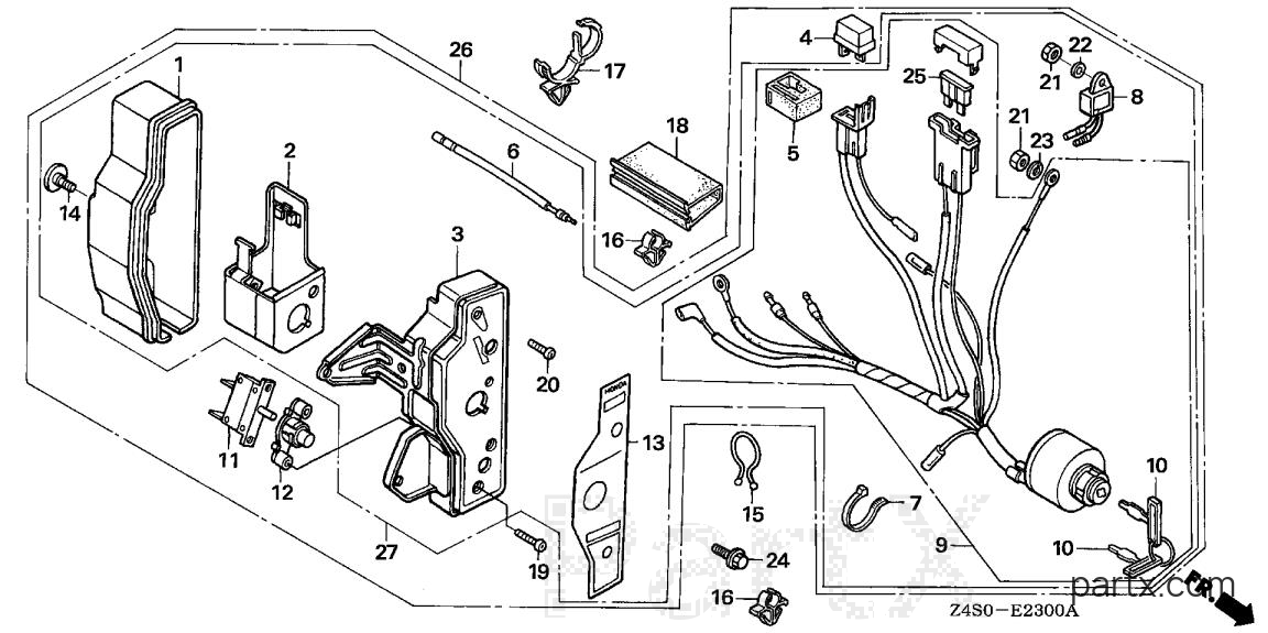 Honda GX200U SXE5 - CONTROL BOX