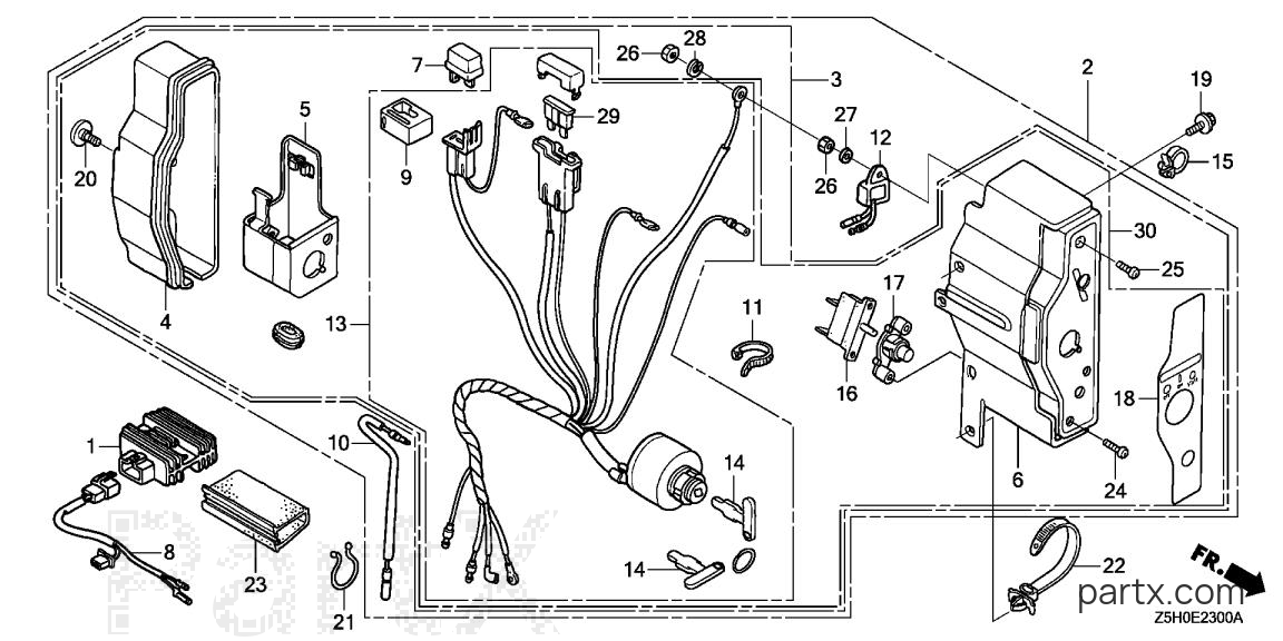 Honda GX270U PAE2 - CONTROL BOX (1)
