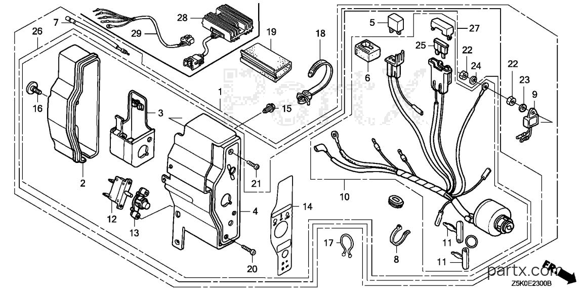 Honda GX270UT2X HEA2 - CONTROL BOX (1)