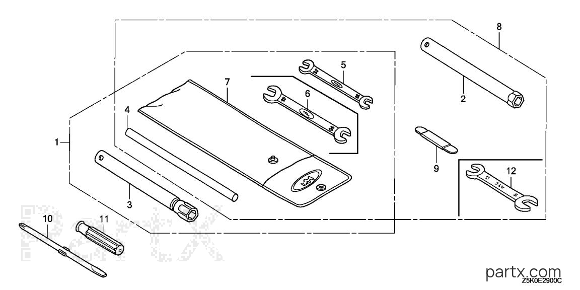 Honda GX270UT2X HEA2 - TOOL