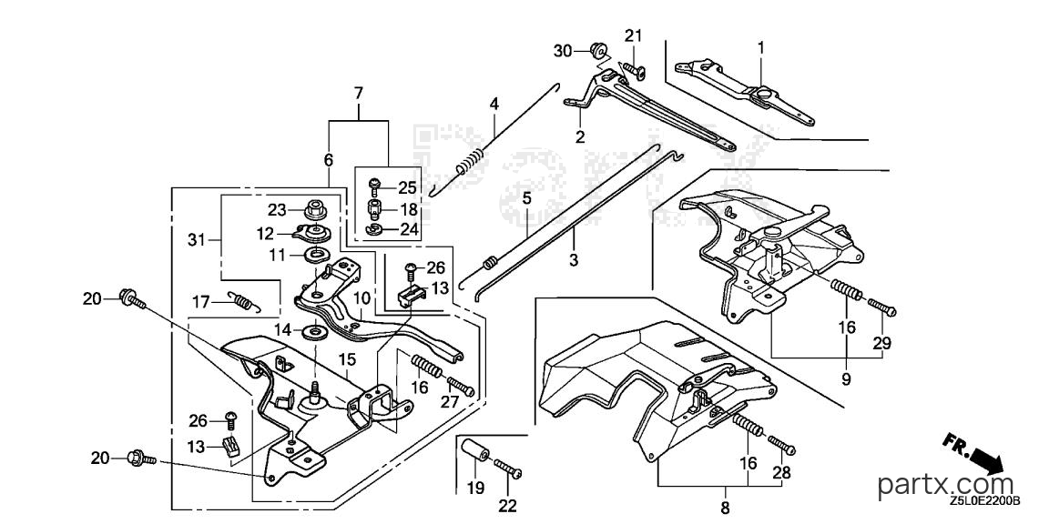 Honda GX340R1 VWE2 - CONTROL