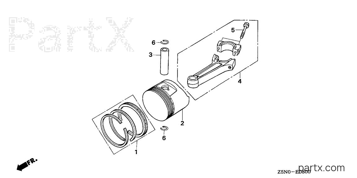 Honda GXV340RT2 DA2 - PISTON