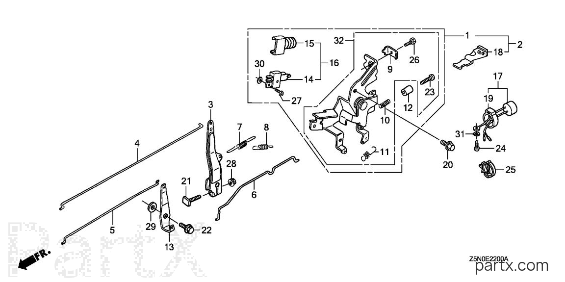 Honda GXV340UT2 DA23 - CONTROL (1)