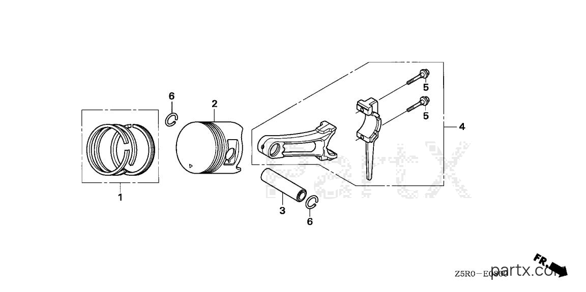 Honda GX390U1 QND - PISTON