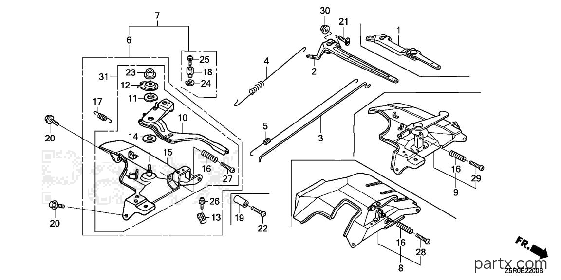 Honda GX390U1 VXB - CONTROL