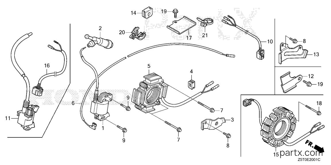 Honda GX390UT2 QWT2 - IGNITION COIL (2)